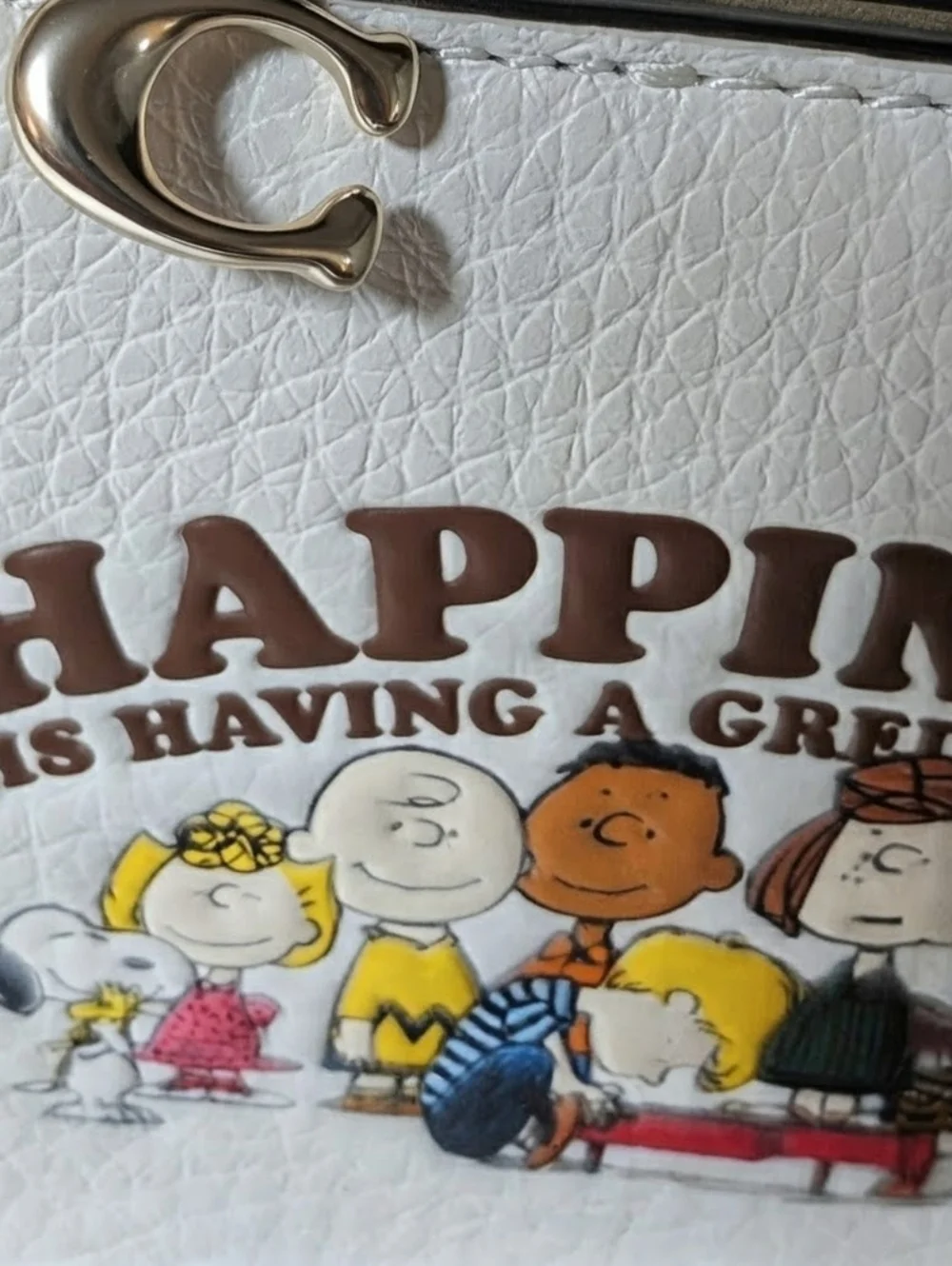 NWT Coach X Peanuts Nolita 19 CBM76 bag & Snap Wallet Happiness Charlie Brown